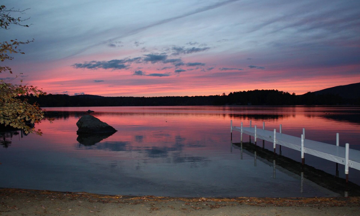 Moultonborough House | Sandy waterfront, grass yard, 40' private dock. Last prime foliage week remains!