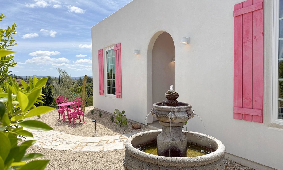 Fallbrook Villa | Santorini Inspired Villa Sunset Views Fallbrook