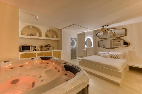 Esbly Apartment | Santorini Suite, Jacuzzi & Hammam