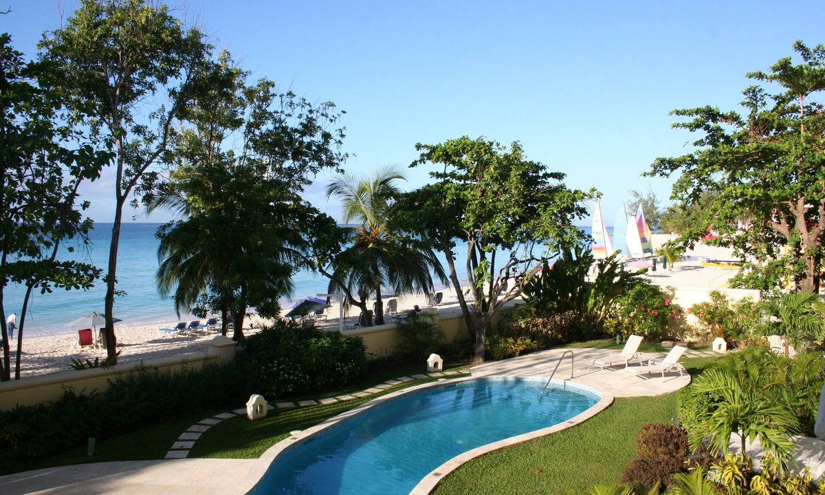 St. Lawrence Gap Condo | Sapphire Beach - Luxury beach side split level self catering apartment