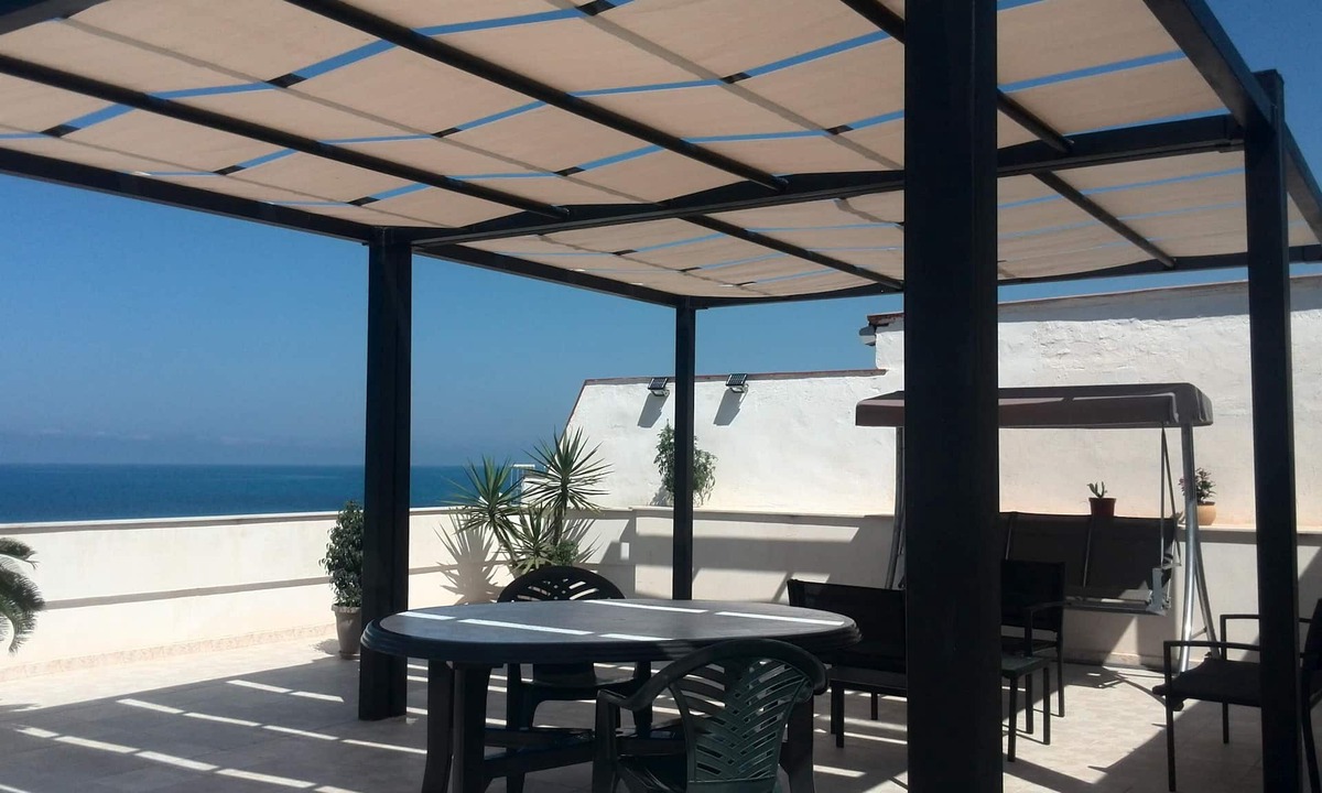Seccagrande Apartment | Seccagrande: Terrace with sea view