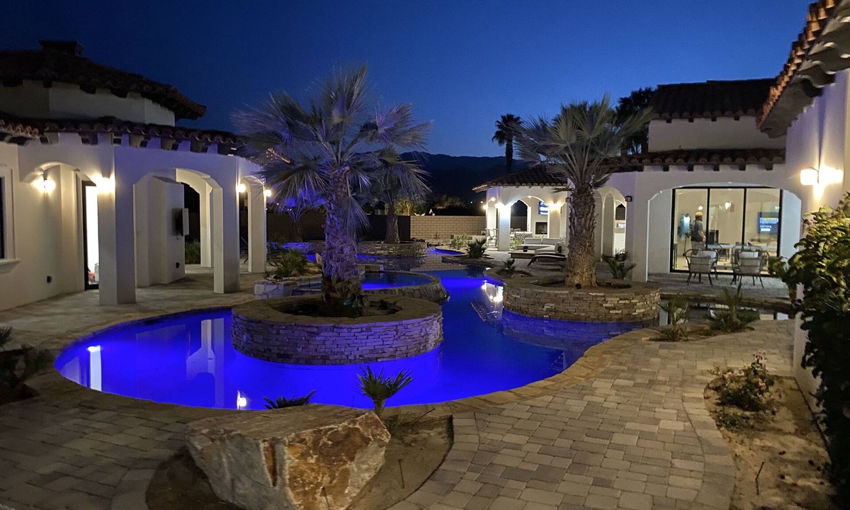 Bermuda Dunes House | Secluded 8BR-10BA Gated Estate: Island River Pool, PoolHouse, & Golf, LG Jacuzzi