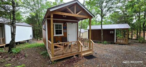 Board Camp House | Secluded Accessible Cabin for Quiet Nature Escapes in Mena, Arkansas