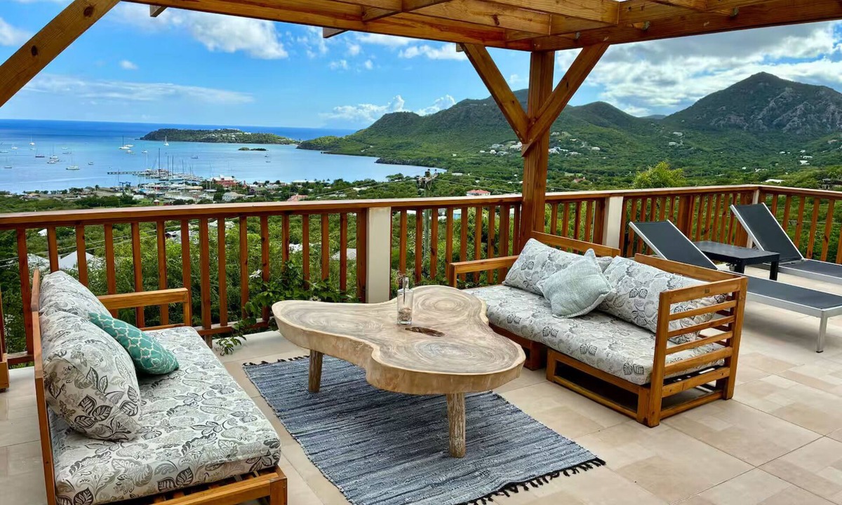 Saint Paul Parish Villa | Secluded Hillside Villa Boasting Panoramic Harbour Vistas