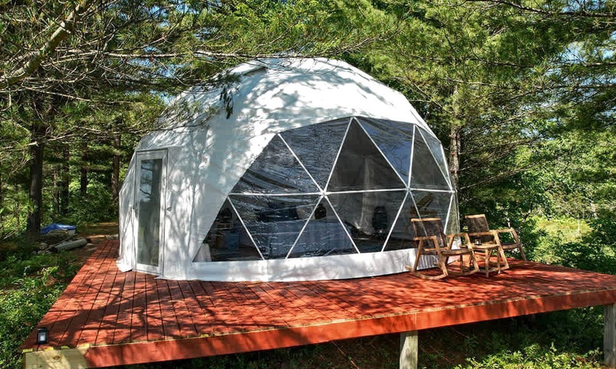 Glenfield Cabin | Secluded Luxury Dome with Private Pond & Kayaks near Tug Hill Vineyards, Upstate NY