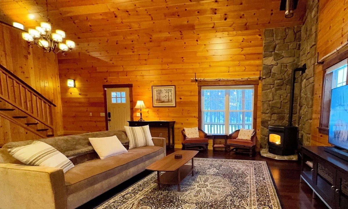 Rangeley Cabin | Secluded Rangeley Cabin/Trails, Fire Pit, Loft, Sleeps 8/Starry Nights