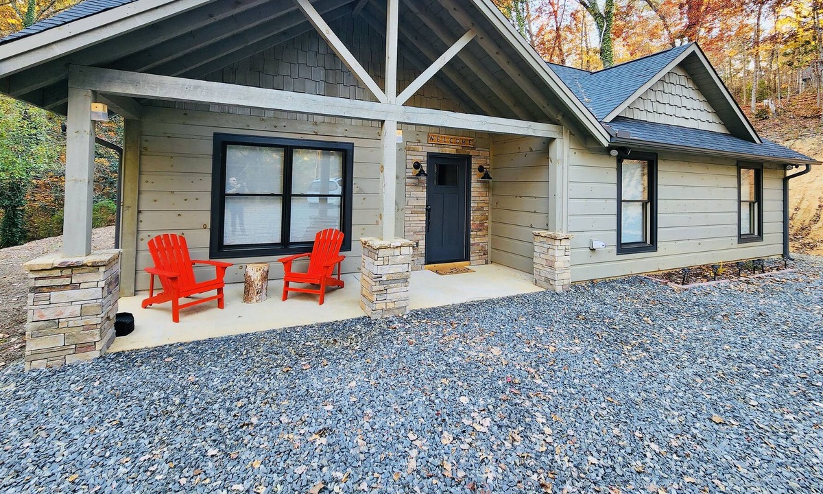 McCaysville House | Secluded waterfront home near downtown with pond, fireplaces & W/D - dogs OK