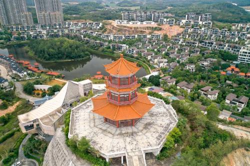 Taishan Apartment | Selenium Spring Town - Yihe Hot Spring Resort - Mei Family Courtyard - Taishan Pedestrian Street - Warm 2-bedroom
