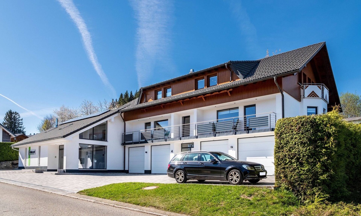 Schonach im Schwarzwald House | Semi-detached House Christa with Parking, Terrace, Private Garden and Balcony