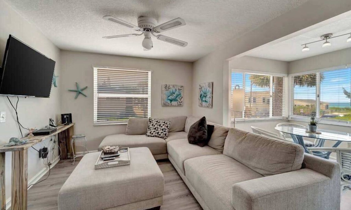 Ilexhurst Apartment | Serene oceanfront suite with Gulf view, grill, patio, central AC, & W/D