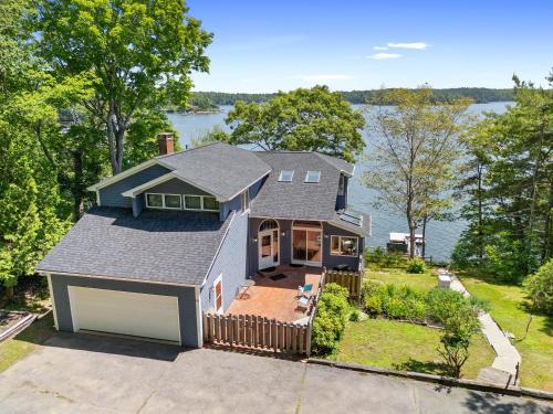 Sebascodegan Island House | Serene waterfront home w/a dock, large deck & amazing views!