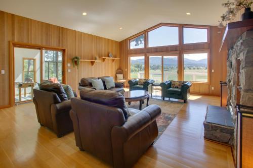 Sequim House | 'Shangri-La' A Tatami Masterpiece w/Mtn Views!