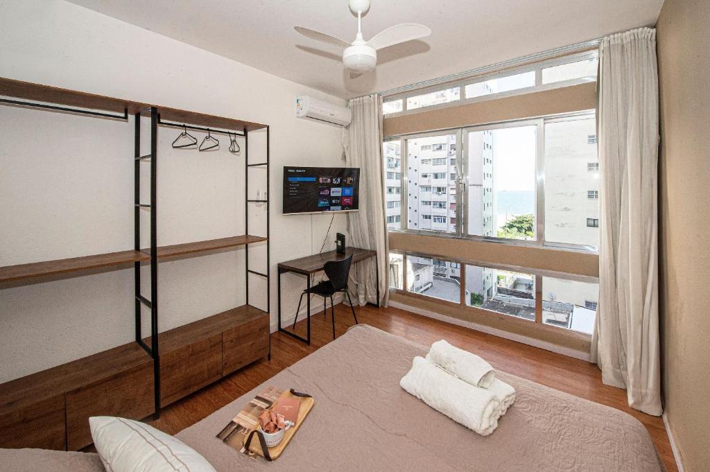 Boqueirao Apartment | SHB - Maritime Comfort: Studio with Ocean View
