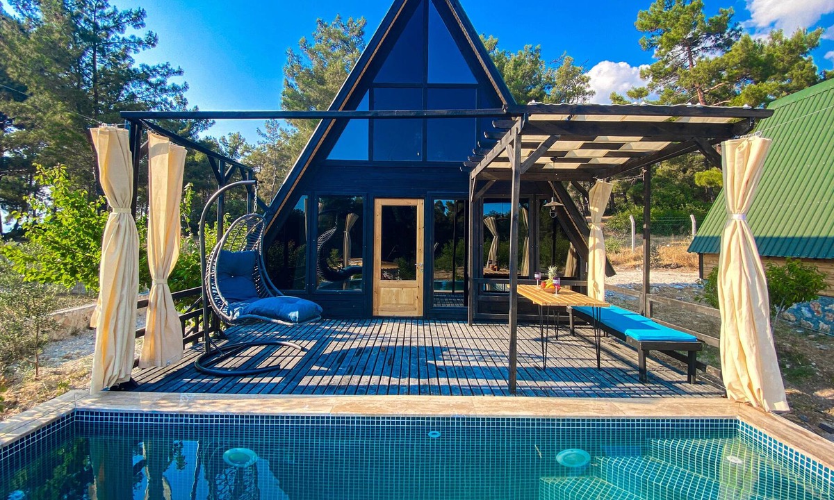 Faralya House | Sheltered Bungalow in Palamut, Kaş with Private Pool