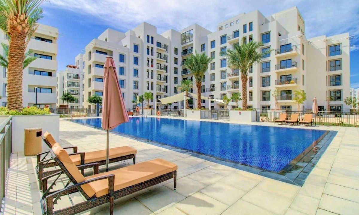 Dubai Apartment | Silk Valley - Cozy Studio with pool view