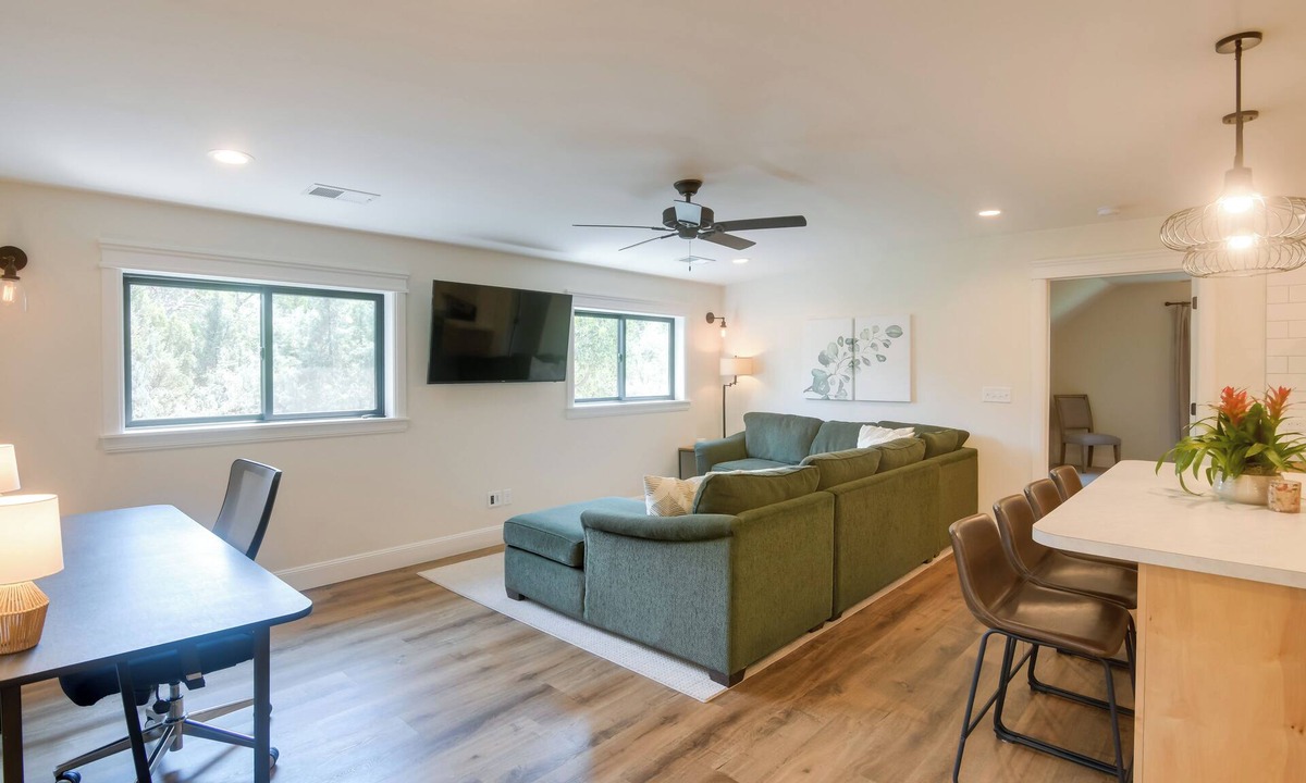 Rigby Apartment | Ski, Hike, Explore: Modern Guest Suite in Rigby