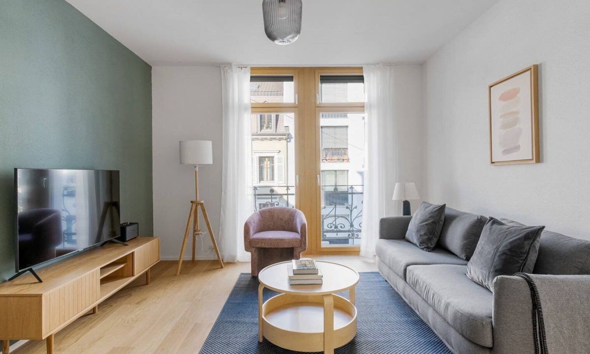 Gundeldingen Apartment | Sleek Gundeldingen 3 Room w/Storage, nr Basel Main Stn, by Blueground