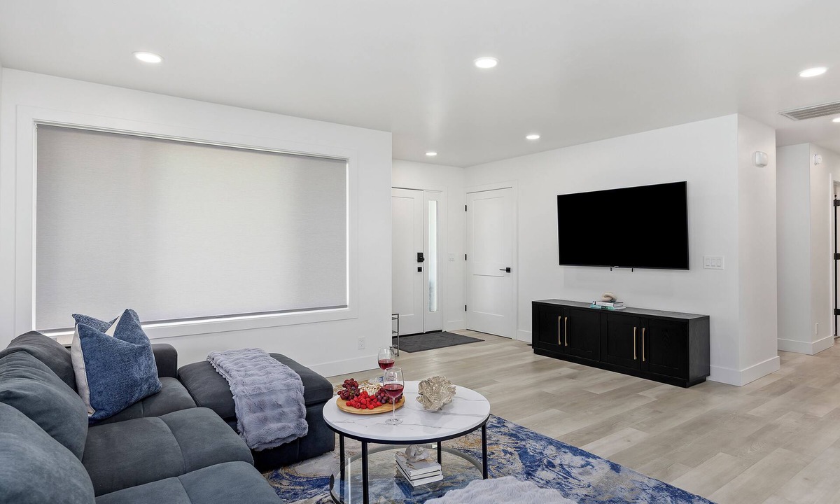 Burley House | Sleek modern design meets peaceful retreat for a comfortable stay.