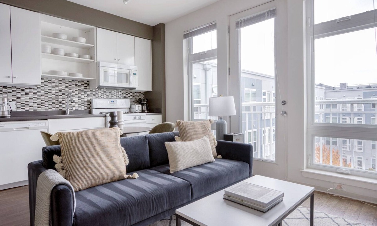 Assembly Square Apartment | Sleek Somerville Studio w/W/D, nr Assembly T, by Blueground