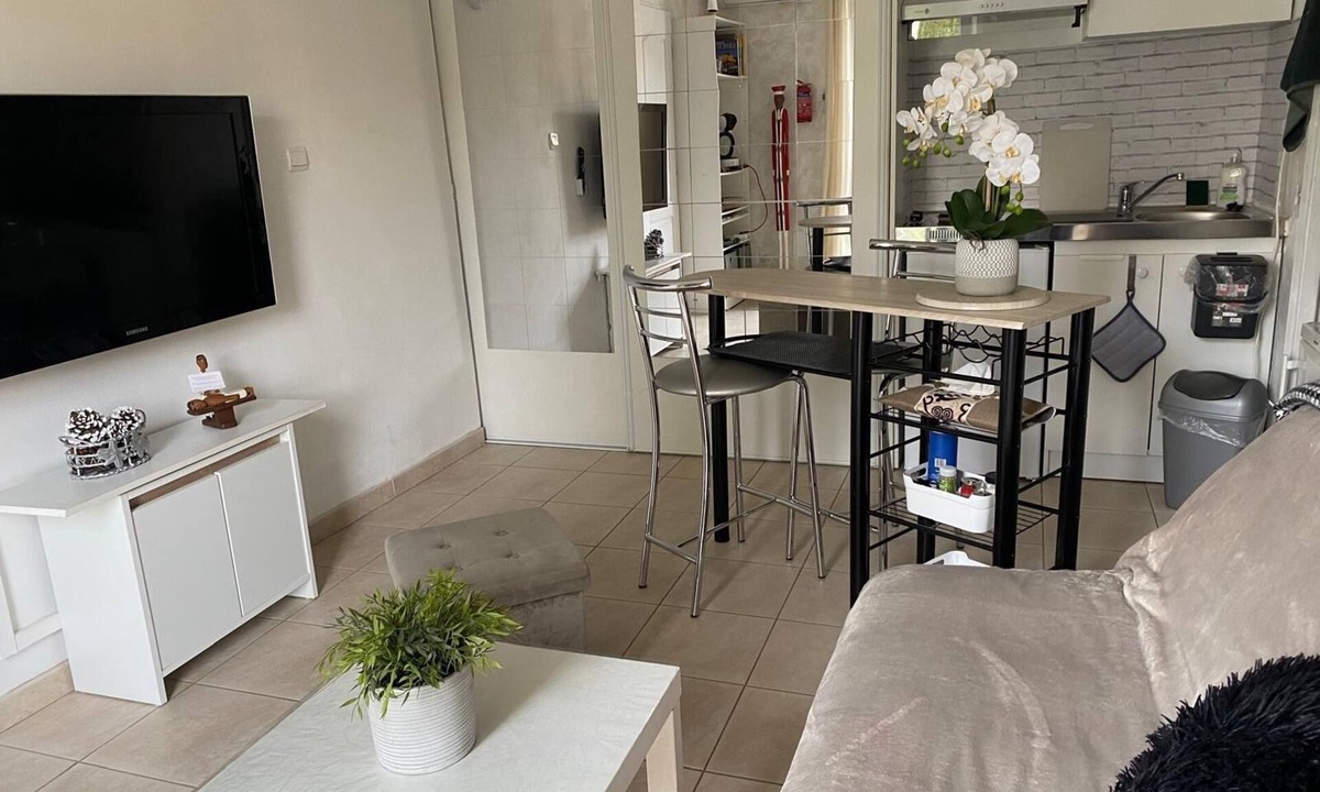 Le Cannet-des-Maures Apartment | Small studio Classified 1* garden -Summer spa 06 to 09