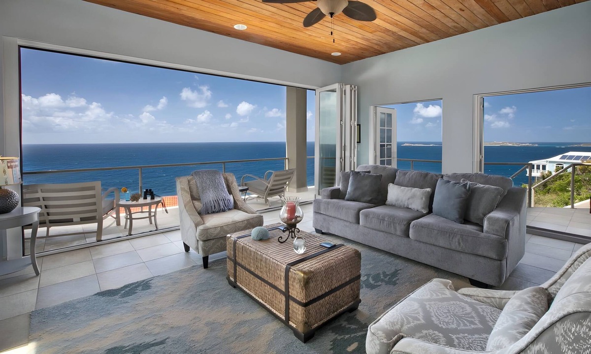 Estate Chocolate Hole and Great Cruz Bay Villa | Sopra Mare: Oceanfront, Heated Saltwater Pool, 100% A/C, Endless Views, More.