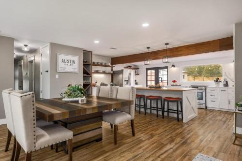 West Oak Hill House | South Austin Large Group Retreat with Swim Spa