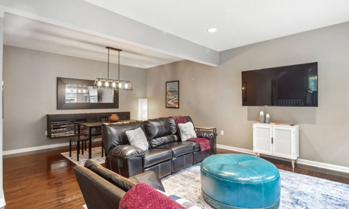 South Side House | South Side home with garage, game room, gym & deck near downtown, stadiums and Carson Street