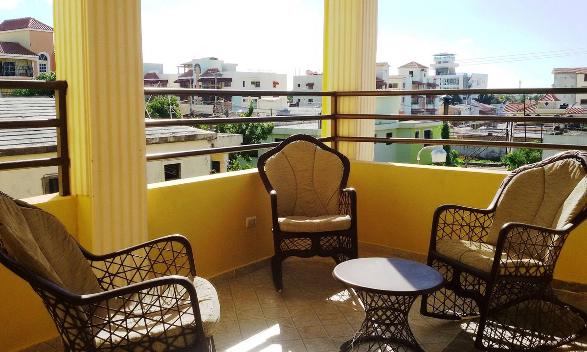 Corales del Sur Apartment | Spacious 2-bedroom Apartment Terrace in Corales del Sur, Santo Domingo Este