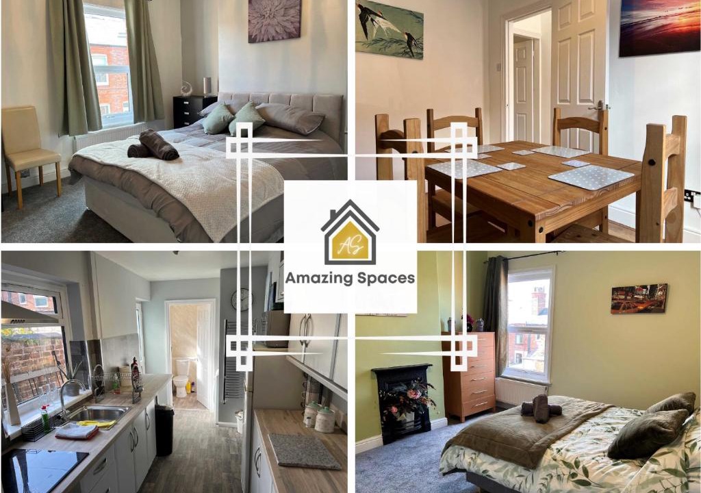 Stockton Heath Apartment | Spacious 2-Bedroom House In Stockton Heath With Free WiFi By Amazing Spaces Relocations Ltd
