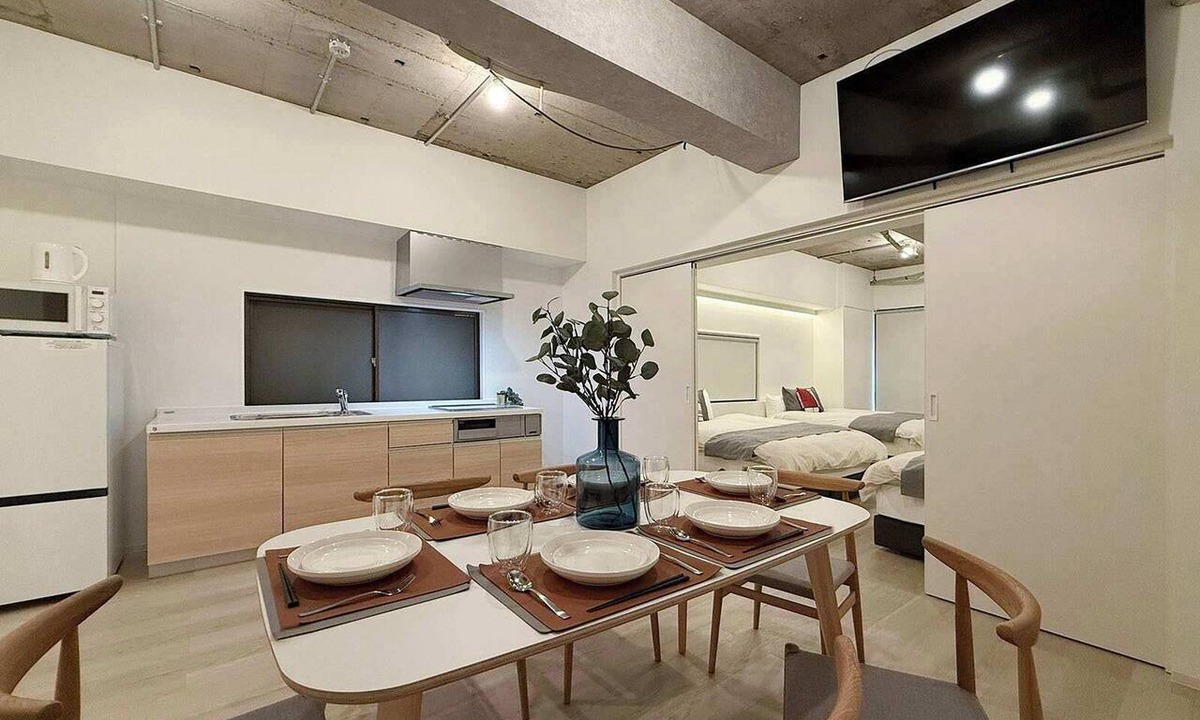 Hiroshima City Centre Apartment | Spacious 2BR Apt in Hatchobori for Up to 10 Guests