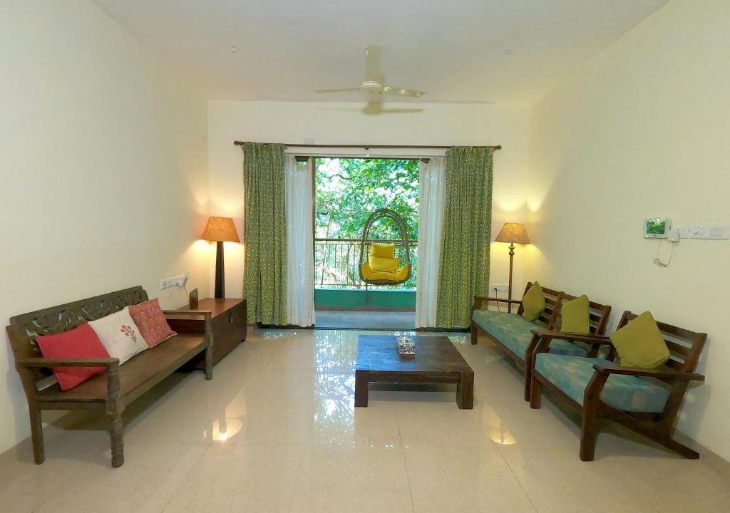 Betim Apartment | Spacious 3BR Oasis with Wi-Fi short Drive to Panjim & Casinos C1-101