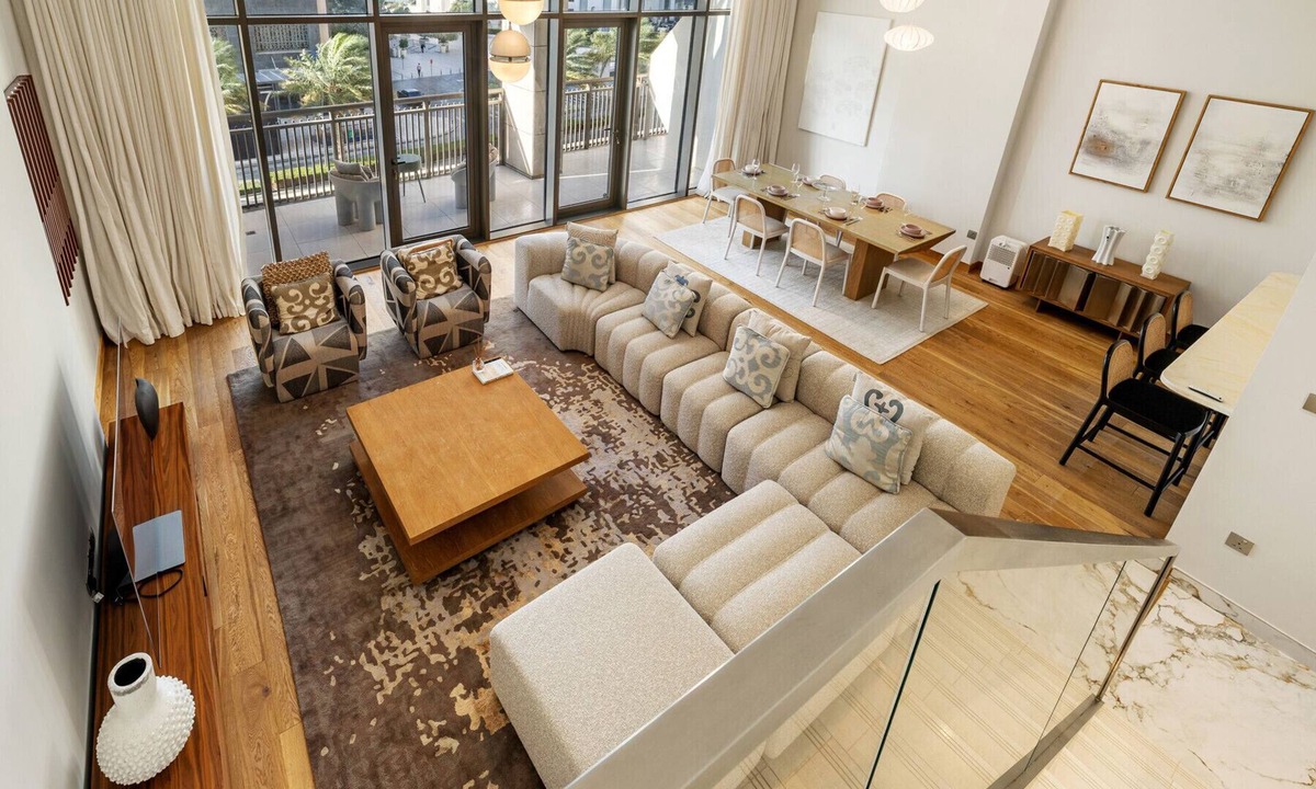 Dubai Apartment | Spacious 4-Bedroom Loft Duplex Apartment with Balcony, Terrace & Maid’s Room | Creekside, Dubai Creek Harbour