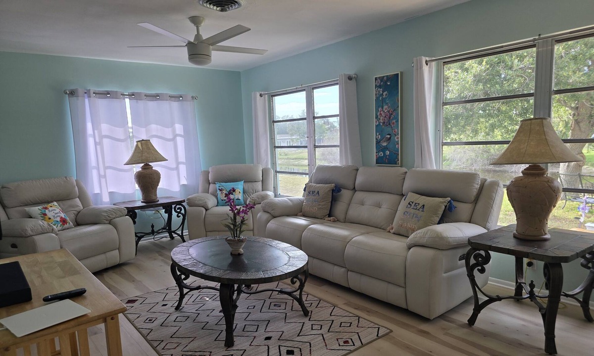 Oakland Hills House | Spacious 4-bedroom house in charming Rotonda West with WiFi, AC, canal front.