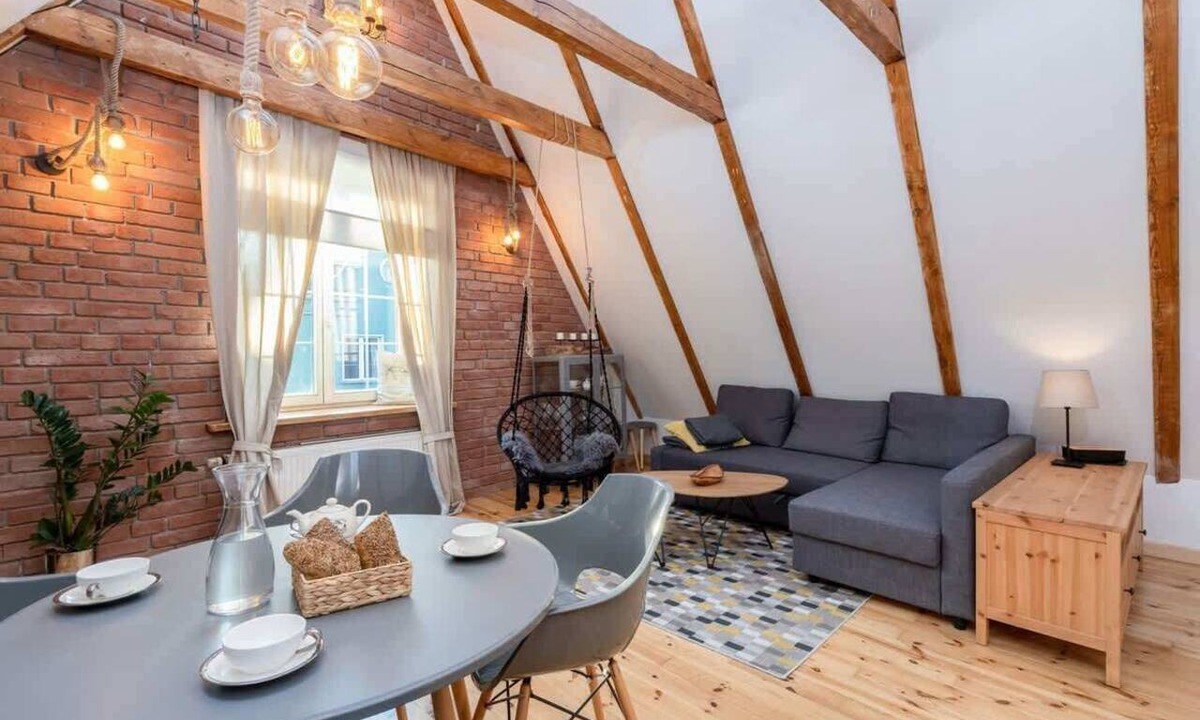 Old Town Apartment | Spacious Apartment | View of the Old Town of Gdansk