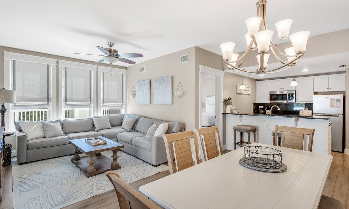 Baytowne Wharf Condo | Spacious Balcony ~ Pool ~ Outdoor Seating