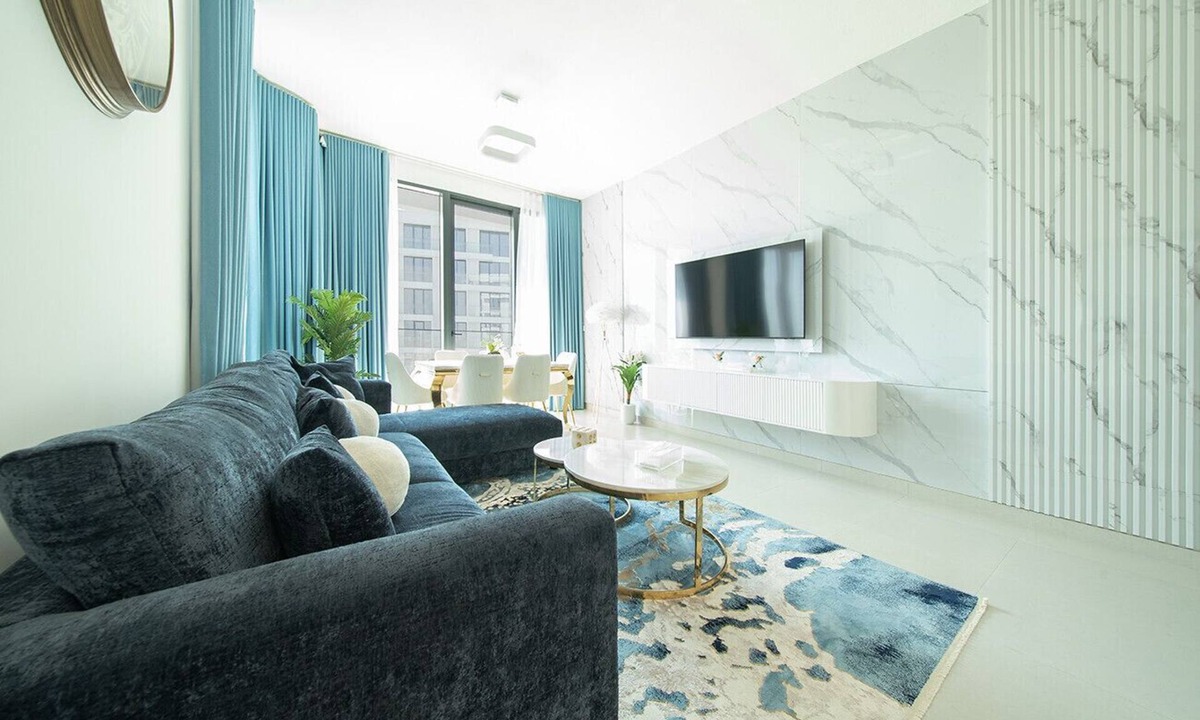 Al Hamriya Apartment | Spacious Beachfront 1 Bed in Blue Bay Walk