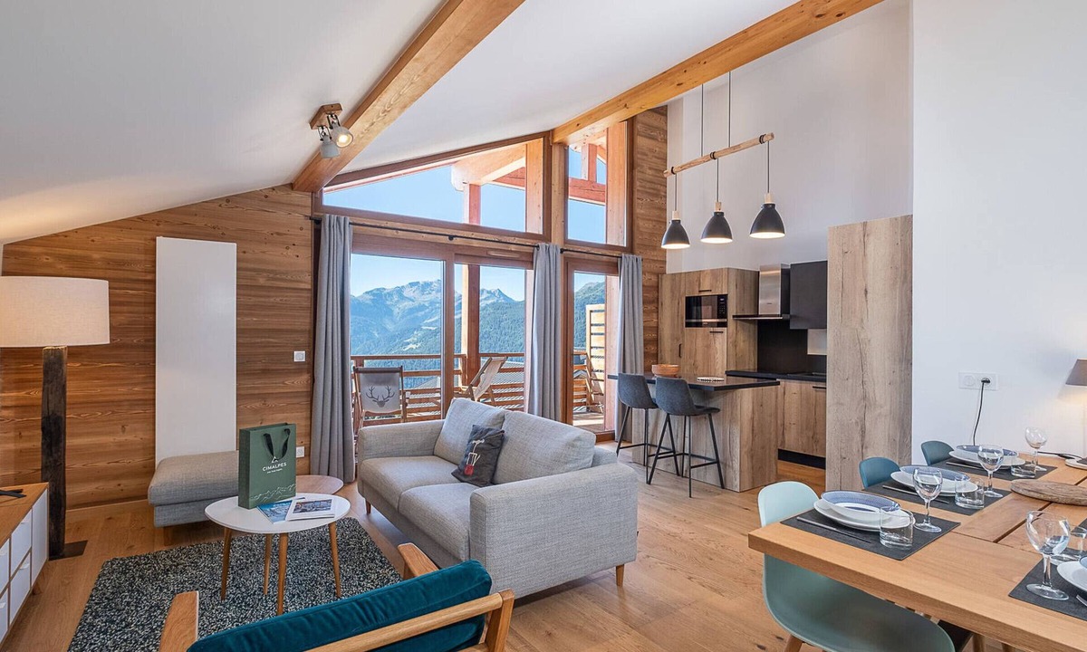 Hauteluce Apartment | Spacious duplex in Les Saisies for 8 people with parking included