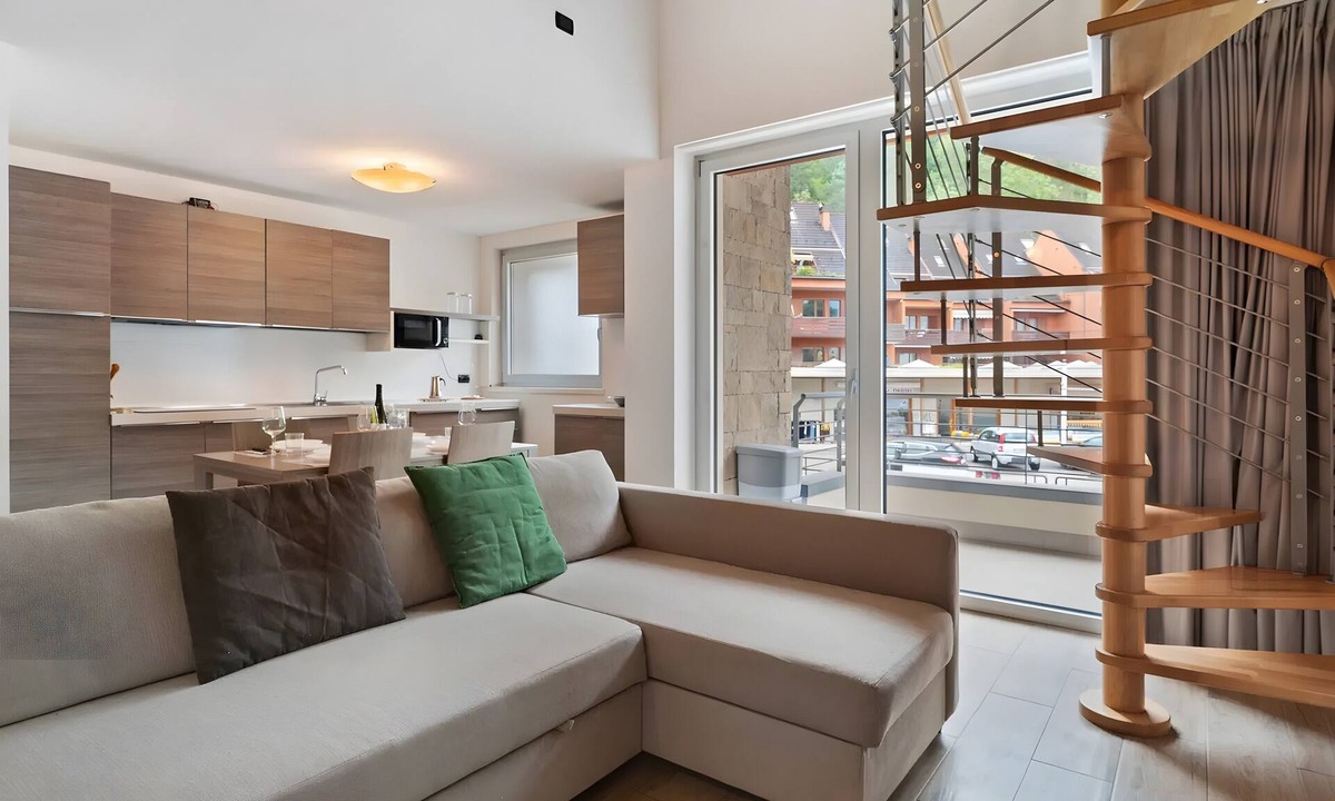Ponte Arche Apartment | Spacious family loft near Comano Thermal Baths, ideal for 4–6 guests with balcony and garage