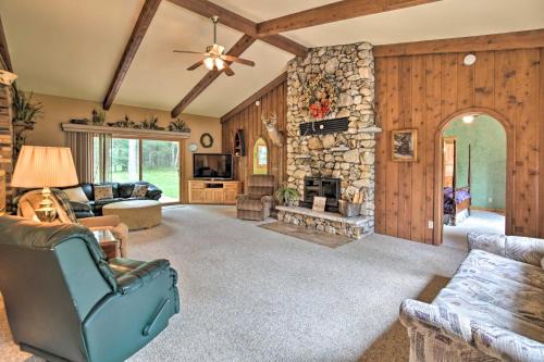 LaPorte House | Spacious Lakefront Home w/Patio & Boat Dock!