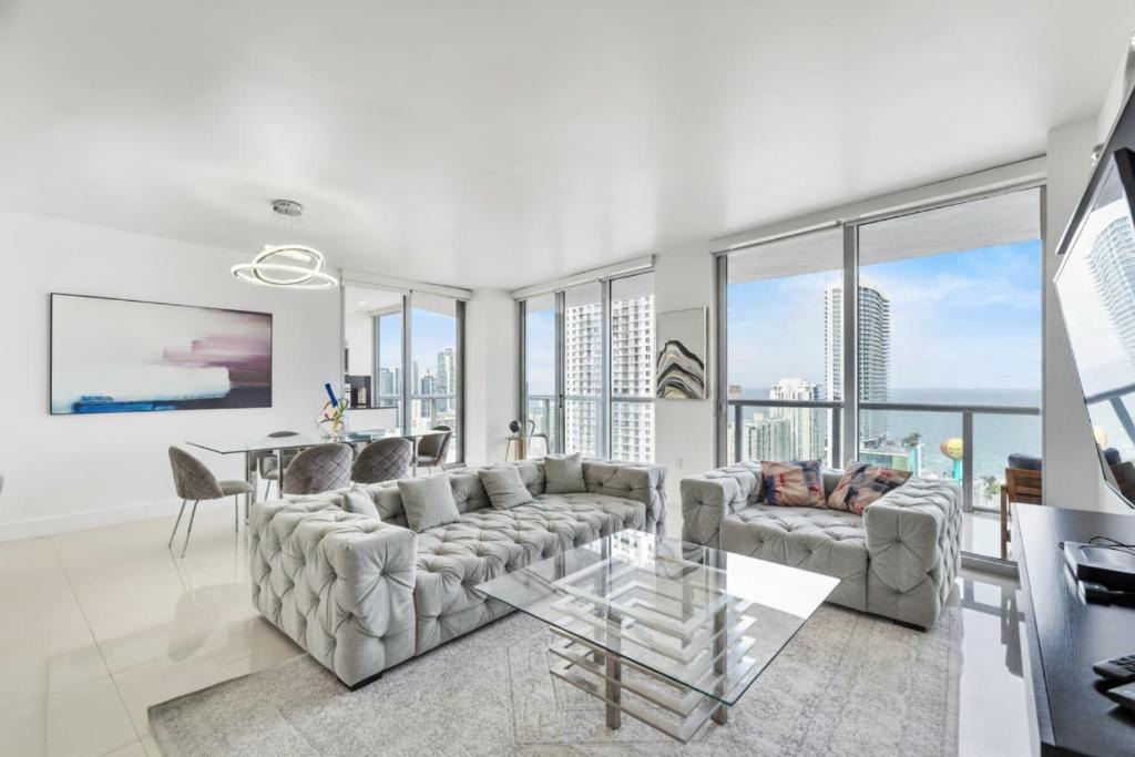 Hallandale Beach Apartment | Spacious Luxury Apartment at Beachwalk Resort with Ocean Views and Private Foyer