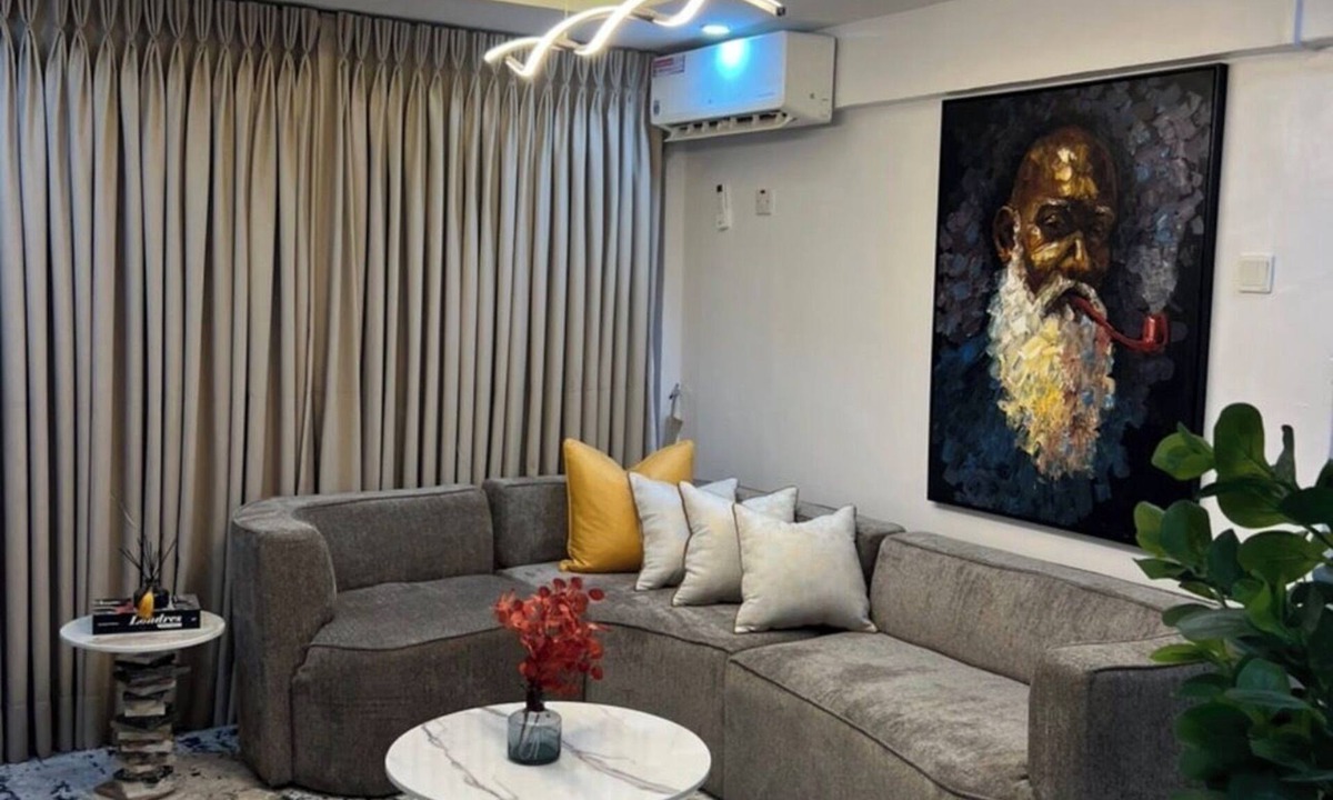 Lagos Apartment | Spacious 3-bedroom in developing Festac extension with AC and 24/7 light access