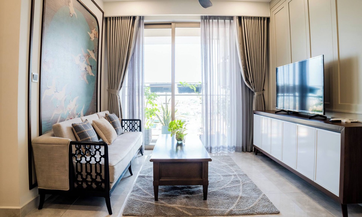 District 4 Apartment | Spacious Phu My Hung Apartment – 2 Bedrooms, City View