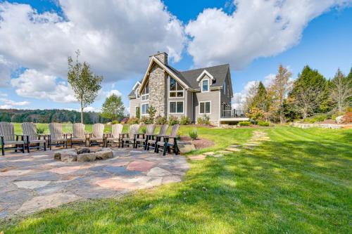 Granville Summit House | Spacious & Secluded Forksville Home: Fire Pit