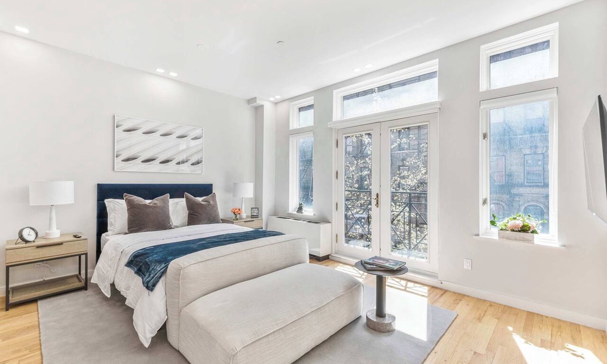 Central Park South Apartment | Spacious Studio with Charming Juliet Balcony