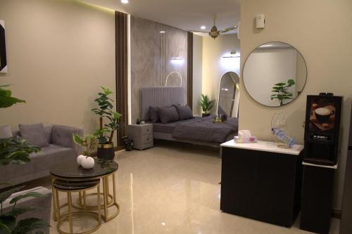 Islamabad Apartment | Spacious Studio with UPS, across Giga mall, Pool included