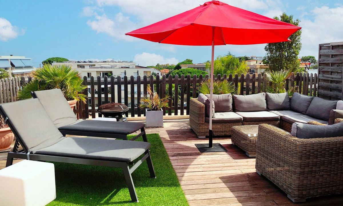 Plaine de la Brague Apartment | Spacious two bedroom apt with a large private roof terrace with panoramic view
