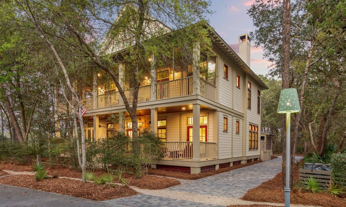 Cottage District House | Spacious Watercolor Estate with Pool Table, Ping Pong, and Private Beach Access