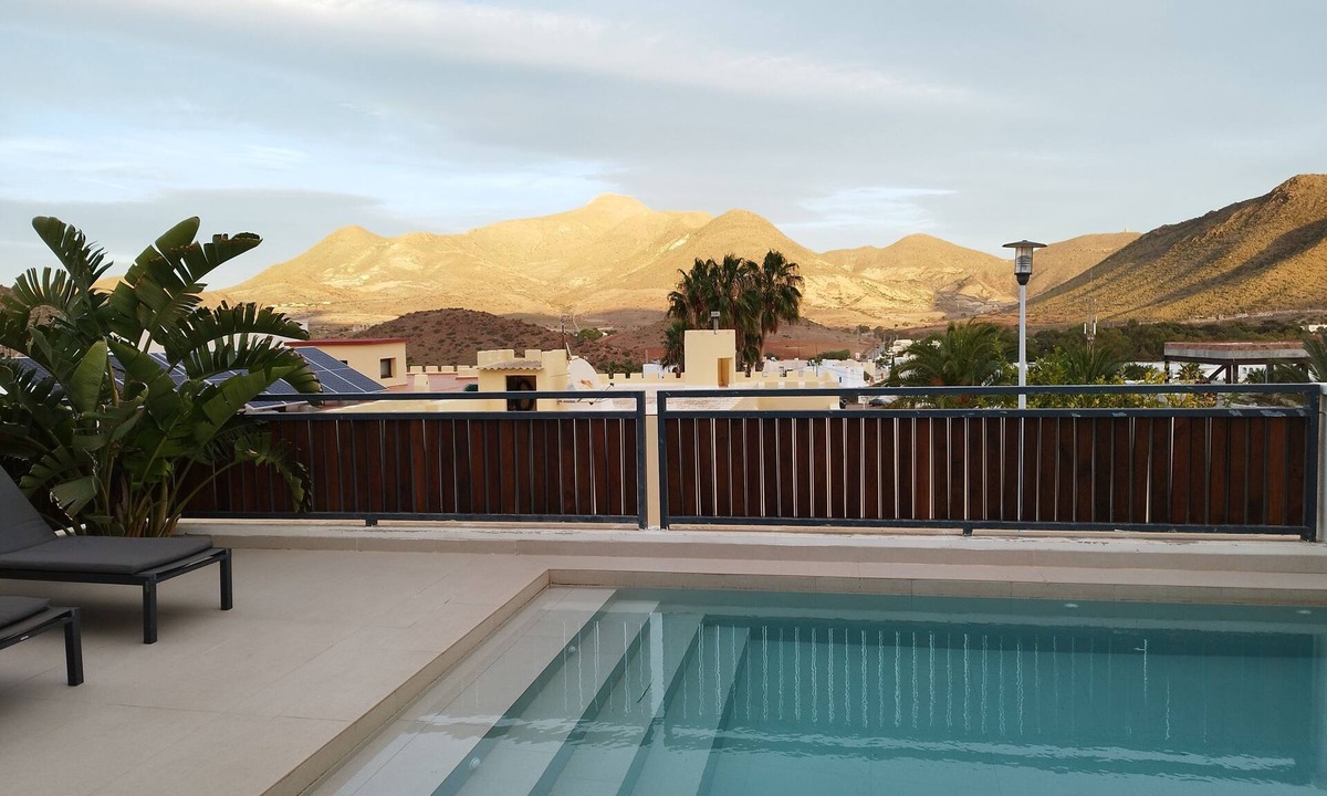 San Jose Villa | Spanish villa in Cabo de Gata . 10 min from the beach. Private saltwater pool. .