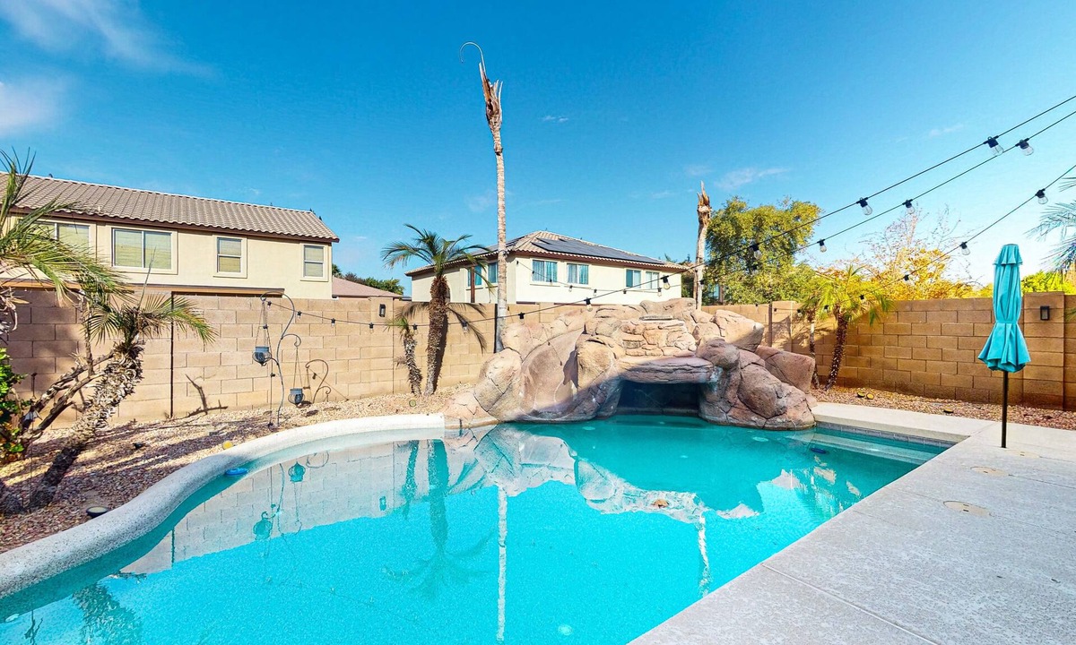 Laveen Village House | Spectacular home with private pool & pool chiller, grill, loft w/games