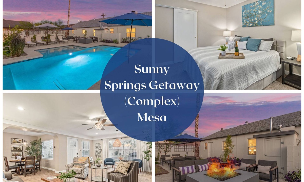 Mesa House | Spectacular Modern Oasis! Massive Heated Pool! Separate Casita!